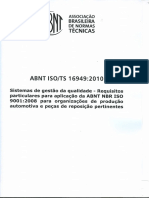 Abnt Iso TS 16949-2010 PDF