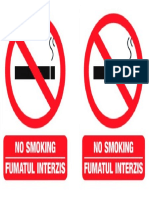 Afis Fumatul Interzis A5
