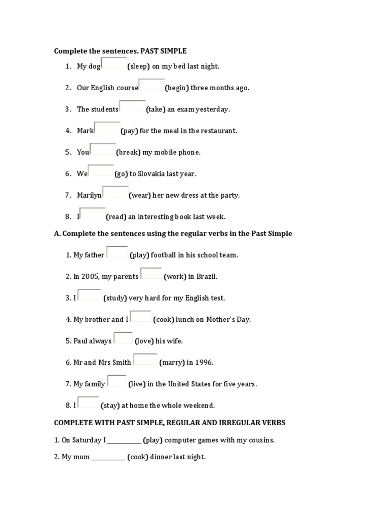 Complete the Sentences Restaurant And Catering Foods