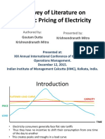 A Survey of Literature On Dynamic Pricing of Electricity - SOM