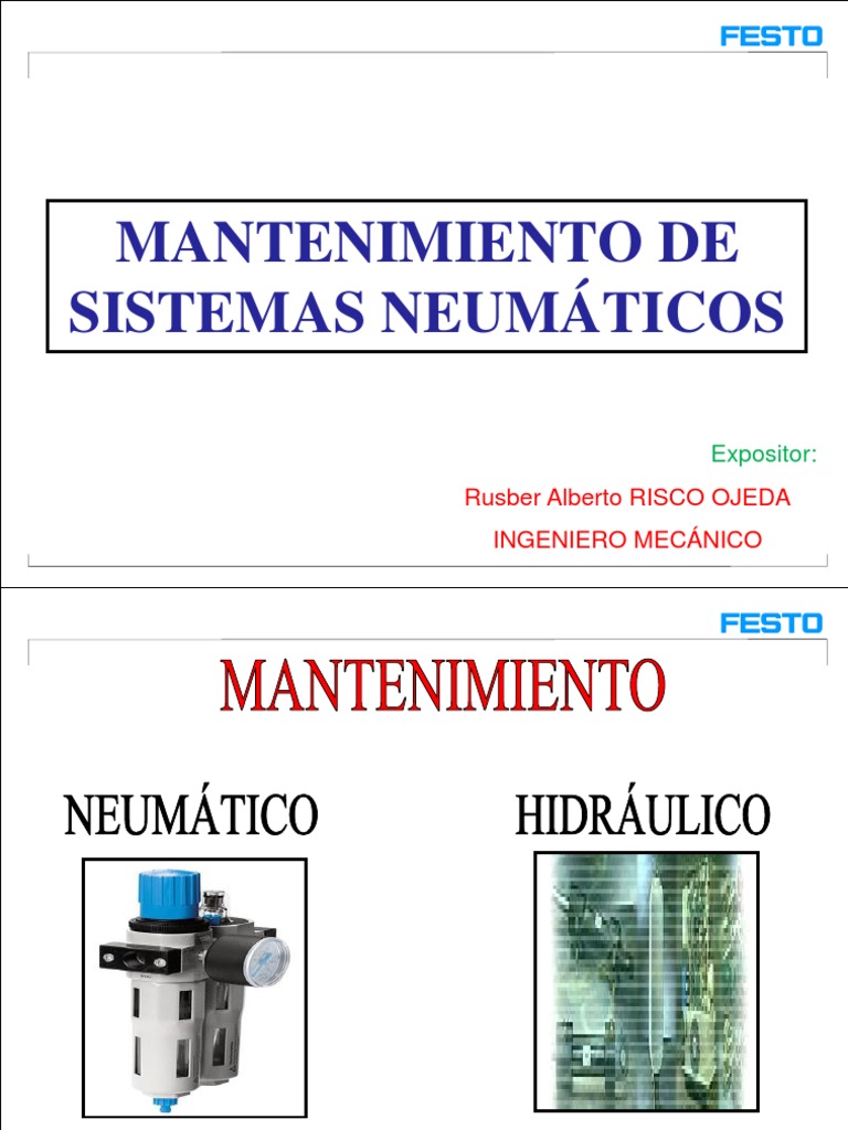 Festo mantenimiento de sistemas neum ticos pdf pdf humedad agua