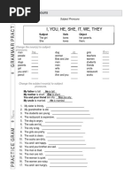 Grammar Practices 10 Sample Worksheets