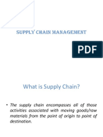 Supply Chain Management Overview