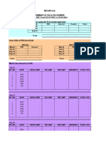 TDS Working Payment Summary