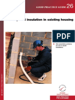 Cavity Wall Insulation in Existing Housing