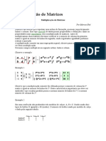 Multiplicação de Matrizes