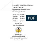 Arduino Based Power Inverter Using Matlab Project Report