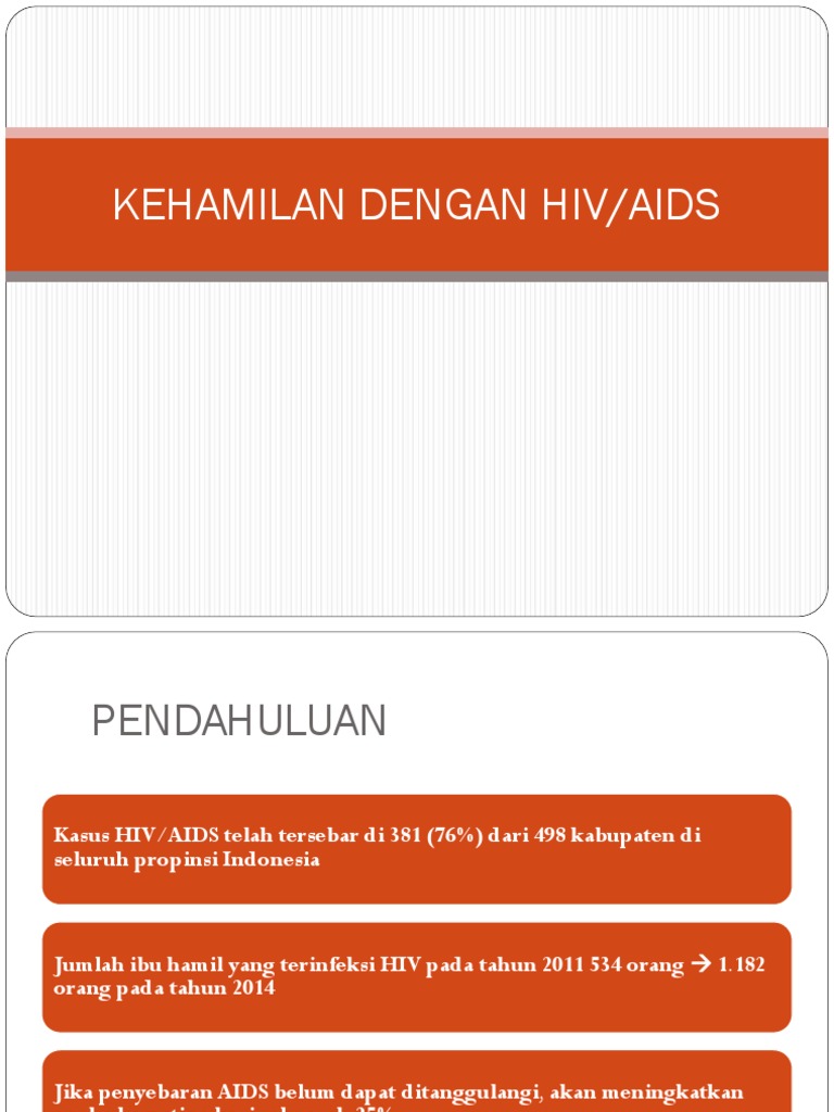 Kehamilan Dengan HIV | PDF