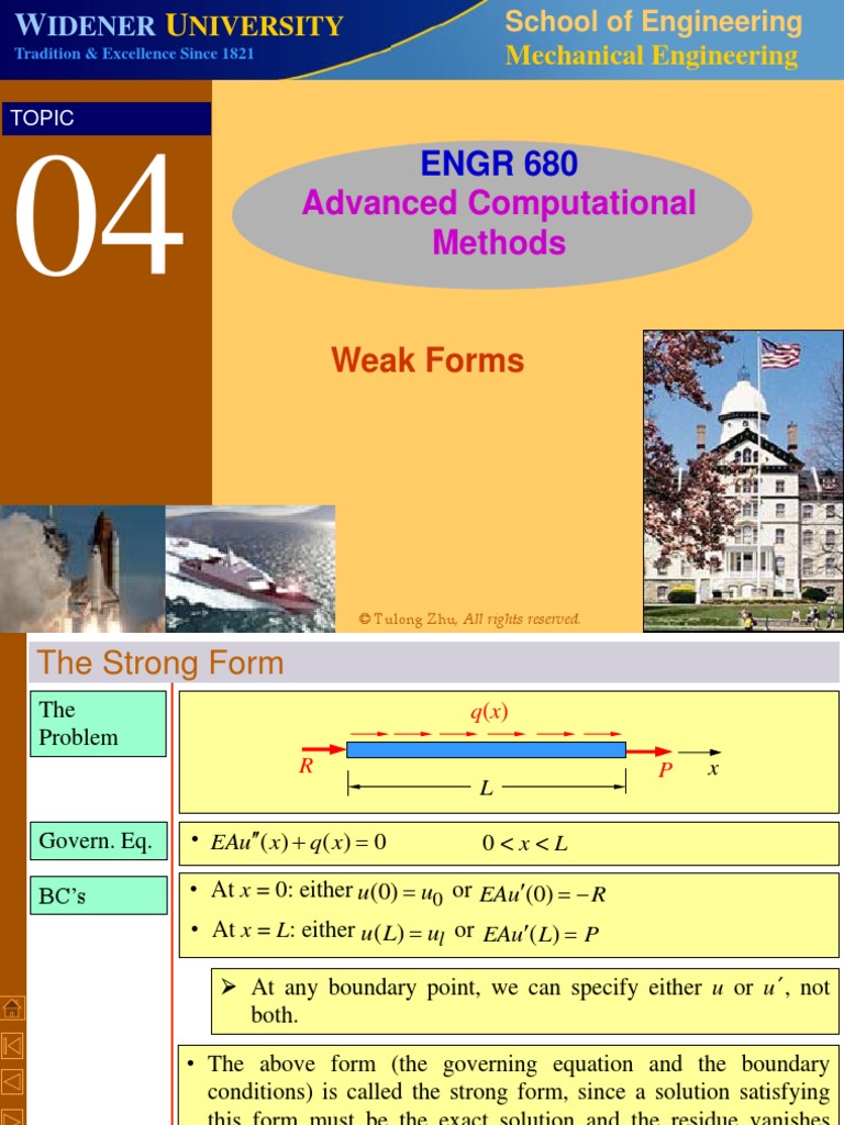 Advanced Computational Methods: ENGR 680 | PDF | Finite Element Method ...