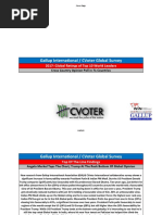 Gallup-CVoter World Leader Rankings