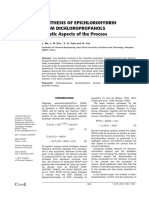 Synthesis of Epichlorohydrin Kinetic PDF