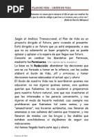 PLAN DE VIDA  - GUIóN DE VIDA
