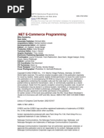 Download Net E-commerce Programming by White Snow SN36893752 doc pdf