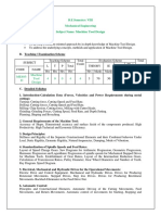 ME 805 D-Machine Tool Design