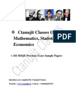 Isi Msqe 2004-2015 Sample Question Paper