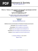 D. Garland - What Is A History of The Present - On Foucault's Genealogies and Their Critical Preconditions PDF