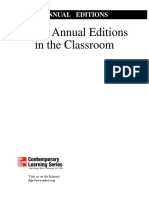 Using Annual Editions in The Classroom