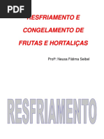 Resfriamento e Congelamento de Vegetais