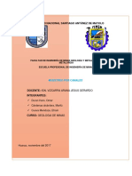 Geologia de Minas Muestreo Por Canales