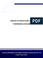 Cbtis120 Manual de Proteccion Civil y Emergencia Escolar