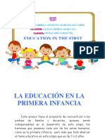 Ensayo Education in The First Childhood