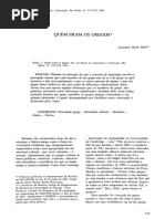 Quem Eram Os Gregos Jonathan Hall