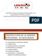 Construcción de Imagen Profesional en Seguridad de Instalaciones. Protocolosposturasvalorescomunicación