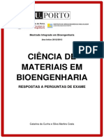 Mestrado em Bioengenharia - Ciência de Materiais