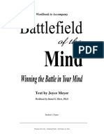 Battlefield of the Mind Workboo - Joyce Meyer