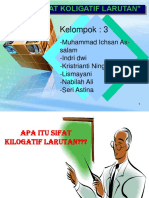 Koligatif Larutan