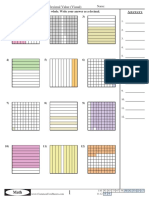 Decimal Values Visual Worksheet