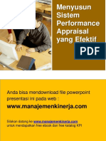 Performance Appraisal Penilaian Kinerja Karyawan