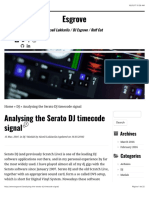 Analysing The Serato DJ Timecode Signal - Esgrove