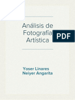 Análisis de Fotografía Artística