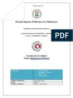 Gestión de La Calidad Diagrama de Pareto