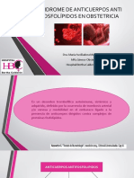 Sindrome Antifosfolipido Embarazo