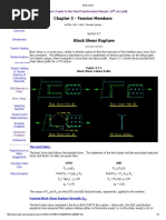 Block Shear