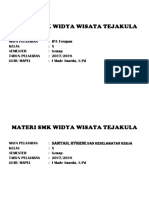 Materi SMK Widya Wisata Tejakula