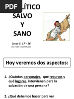 Paralatico Perdonado y Sanado Sábado 25 Noviembre 2017 Huachi Totoras