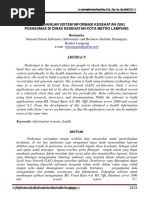 Download Jurnal SIK Pengembangan SIKNAS Di Lampung 2018 by ELLIYAWATI SN368979469 doc pdf