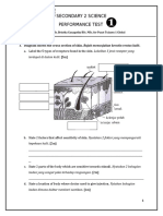 Secondary 2 Science Test 1