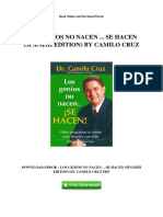 Los Genios No Nacen ... Se Hacen (Spanish Edition) by Camilo Cruz