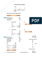 Formulas Are Taken From MFI Course Material: Futures Price (Spot-Pv of Dividend) e RT