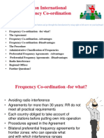 Introduction On International Radio Frequency Co-Ordination