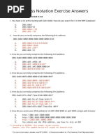 BasicIPv6 Exercises Solutions Notation