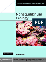 Nonequilibrium Ecology Klaus Rohde PDF