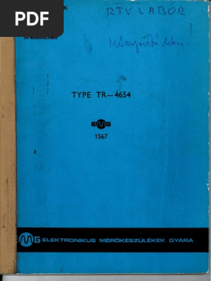 Emg 1567 Service Manual Power Physics Electrical Equipment