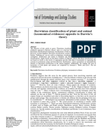 Darwinian Classification of Plant and Animal (Taxonomical Evidences) Opposite To Darwin's Theory