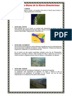 Principales hoyas Sierra Ecuatoriana
