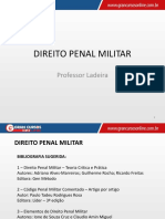 Direito Penal Militar: Professor Ladeira